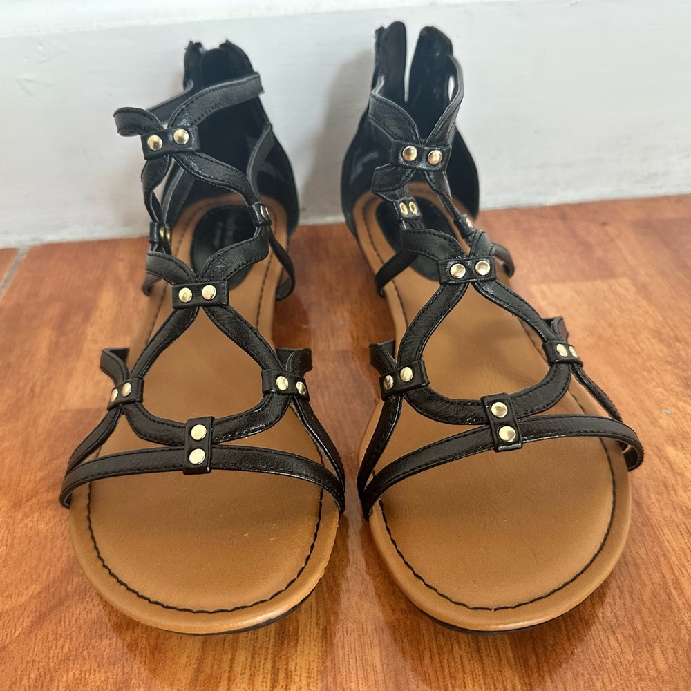 Elegant Black Strappy women Sandals